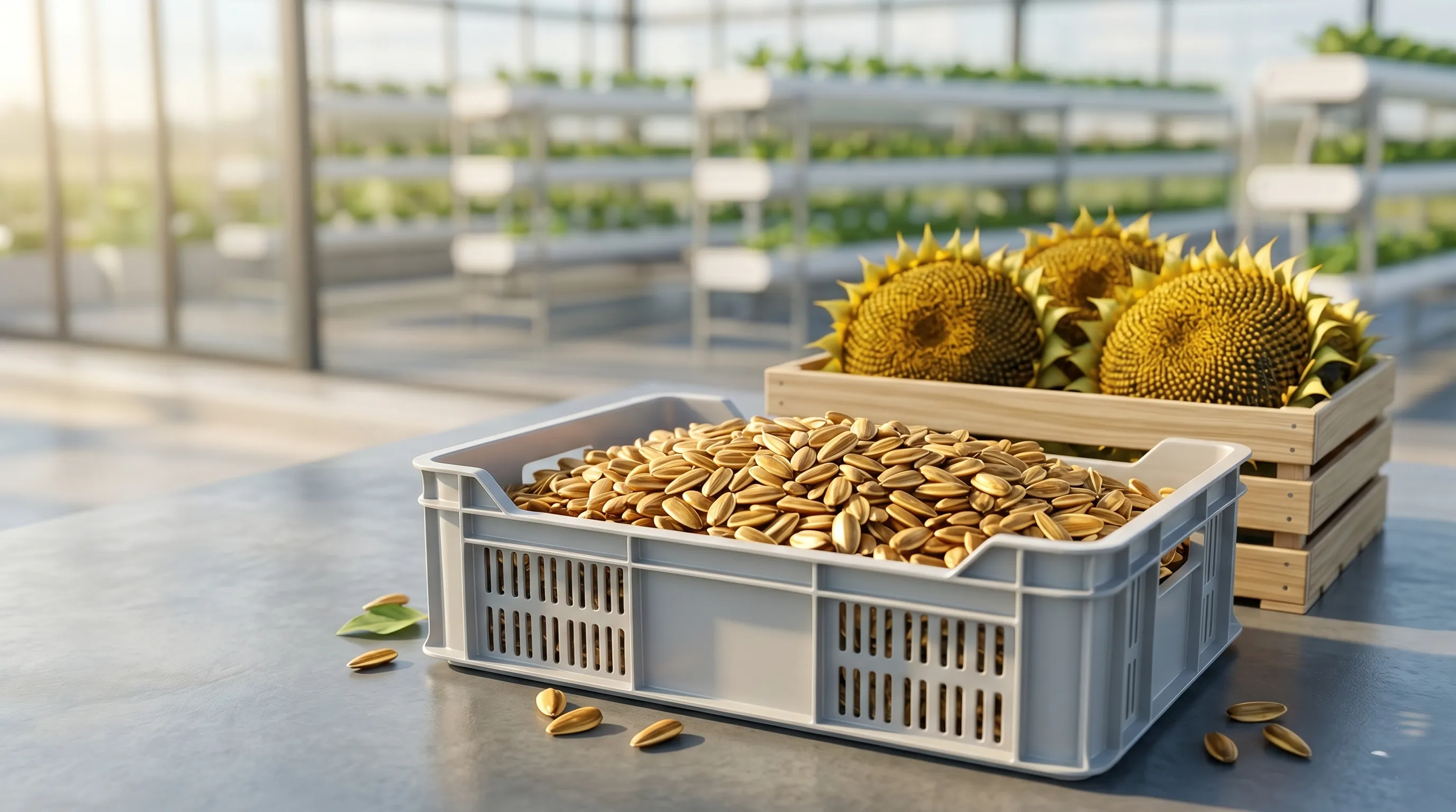 Farmer-sourced sunflower seeds
